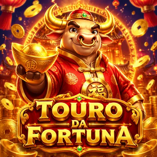 Capa do jogo Fortune Ox com o boi adornado de ouro